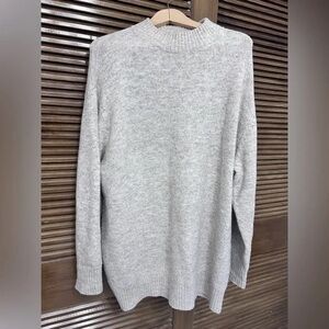 Jenni Kayne Heather Gray Turtleneck Sweater